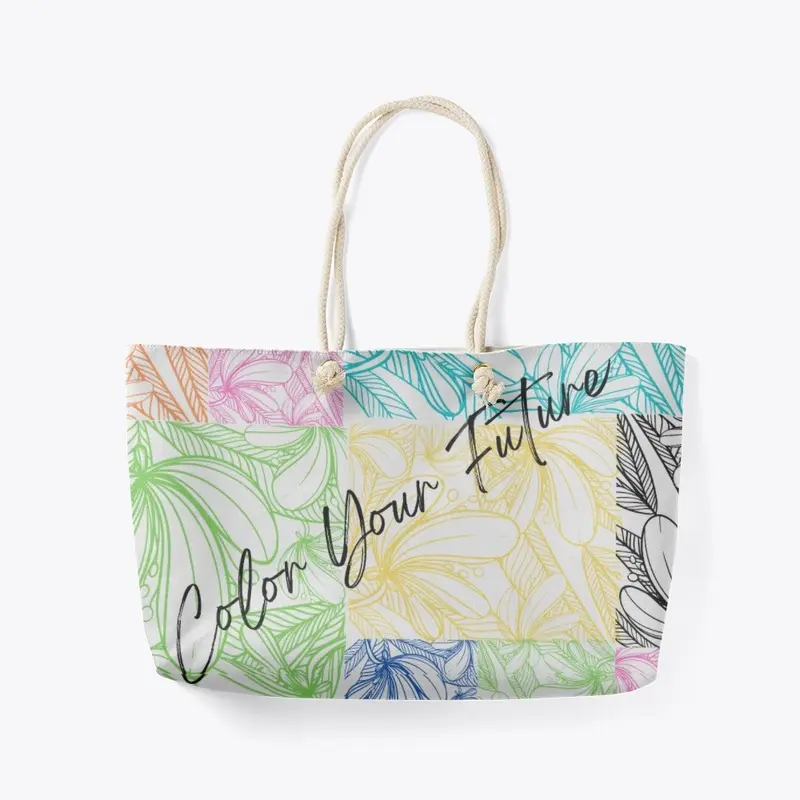 Color Your Future Weekend Tote Bag 